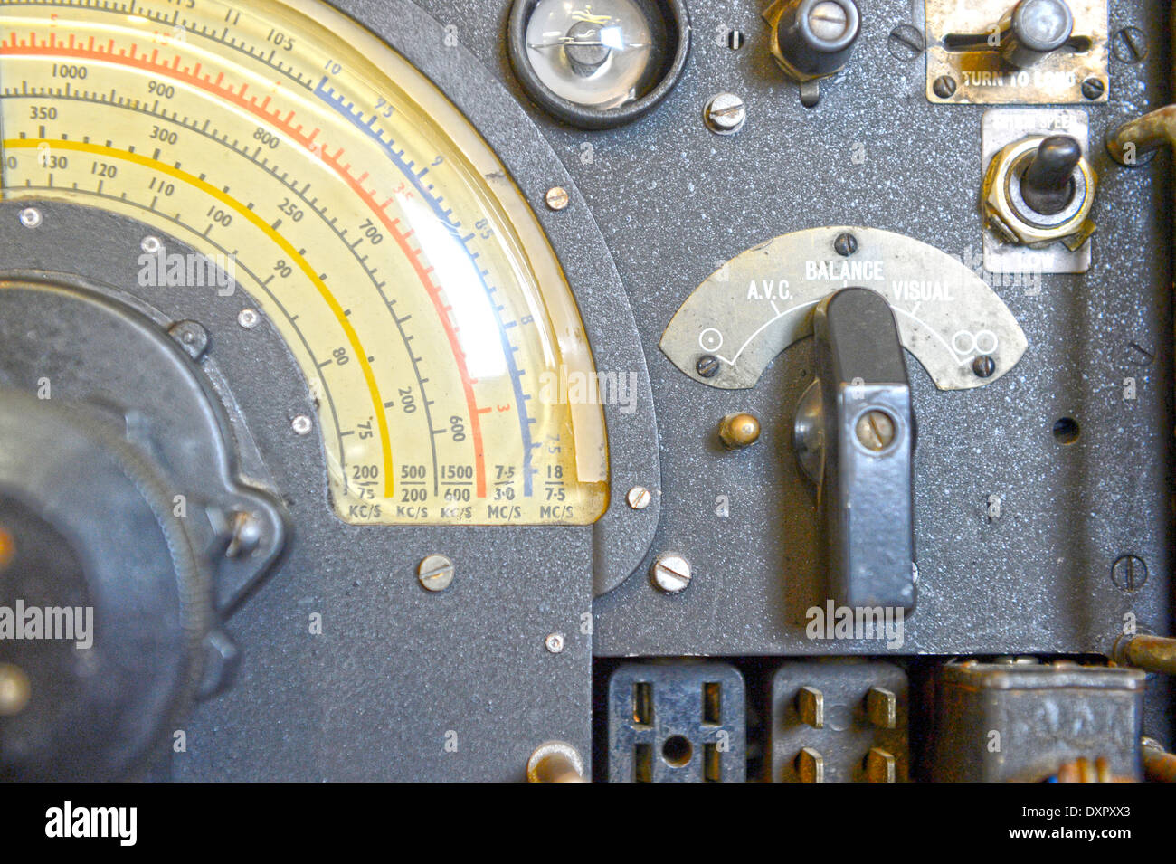 Le radio di antiquariato al visitatore Hoswick Museum Shetland Scozia Scotland Foto Stock