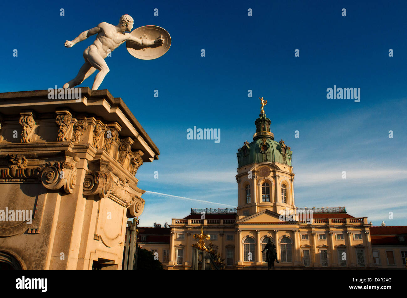 Schloss Charlottenburg Berlino costruito originariamente 1695-1699 espansa per Friedrich mi da Johann Eosander von Goethe. Charlottenburg Foto Stock