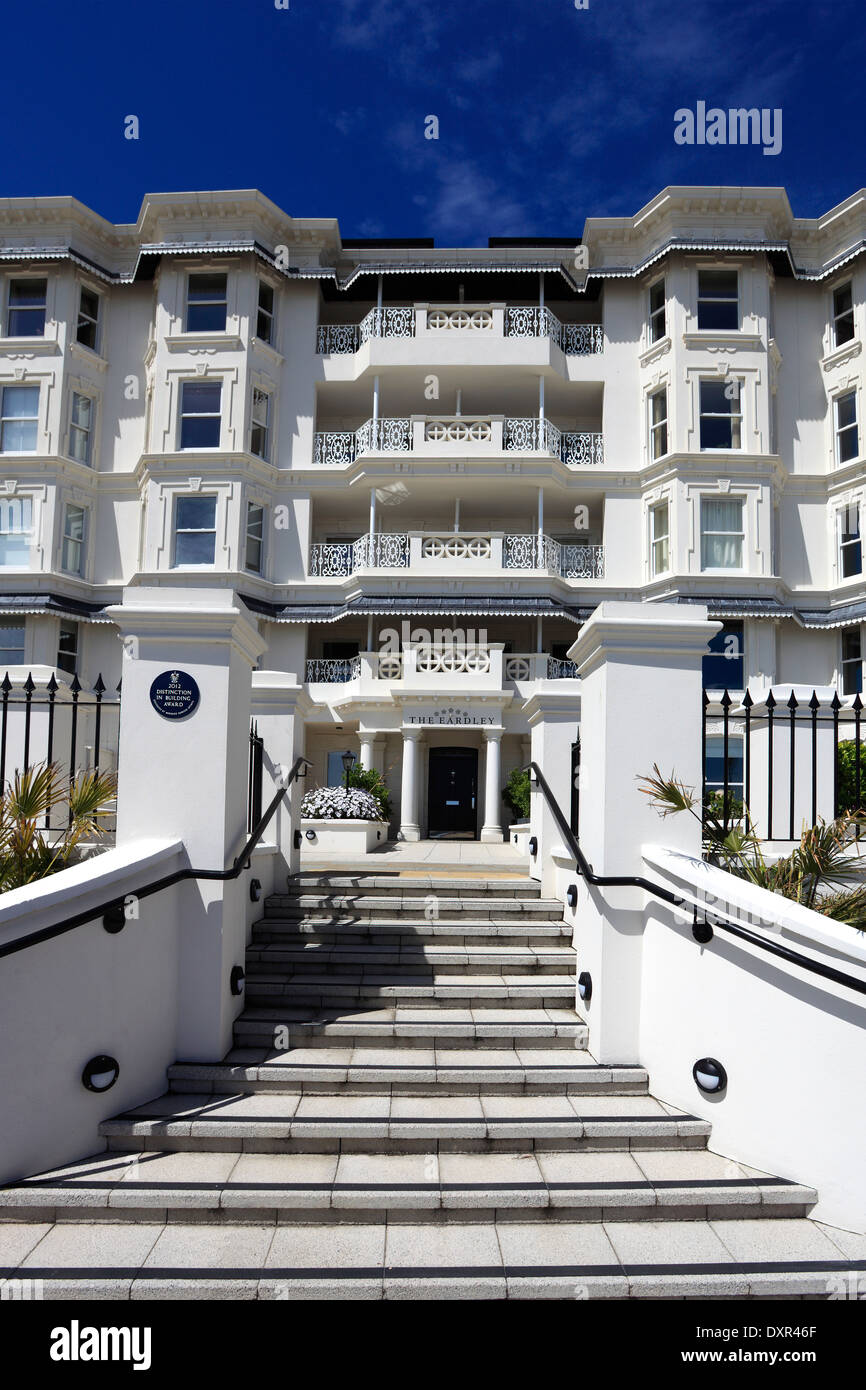 Il Beach House di lusso appartamenti sul mare, Worthing town, West Sussex County, England, Regno Unito Foto Stock