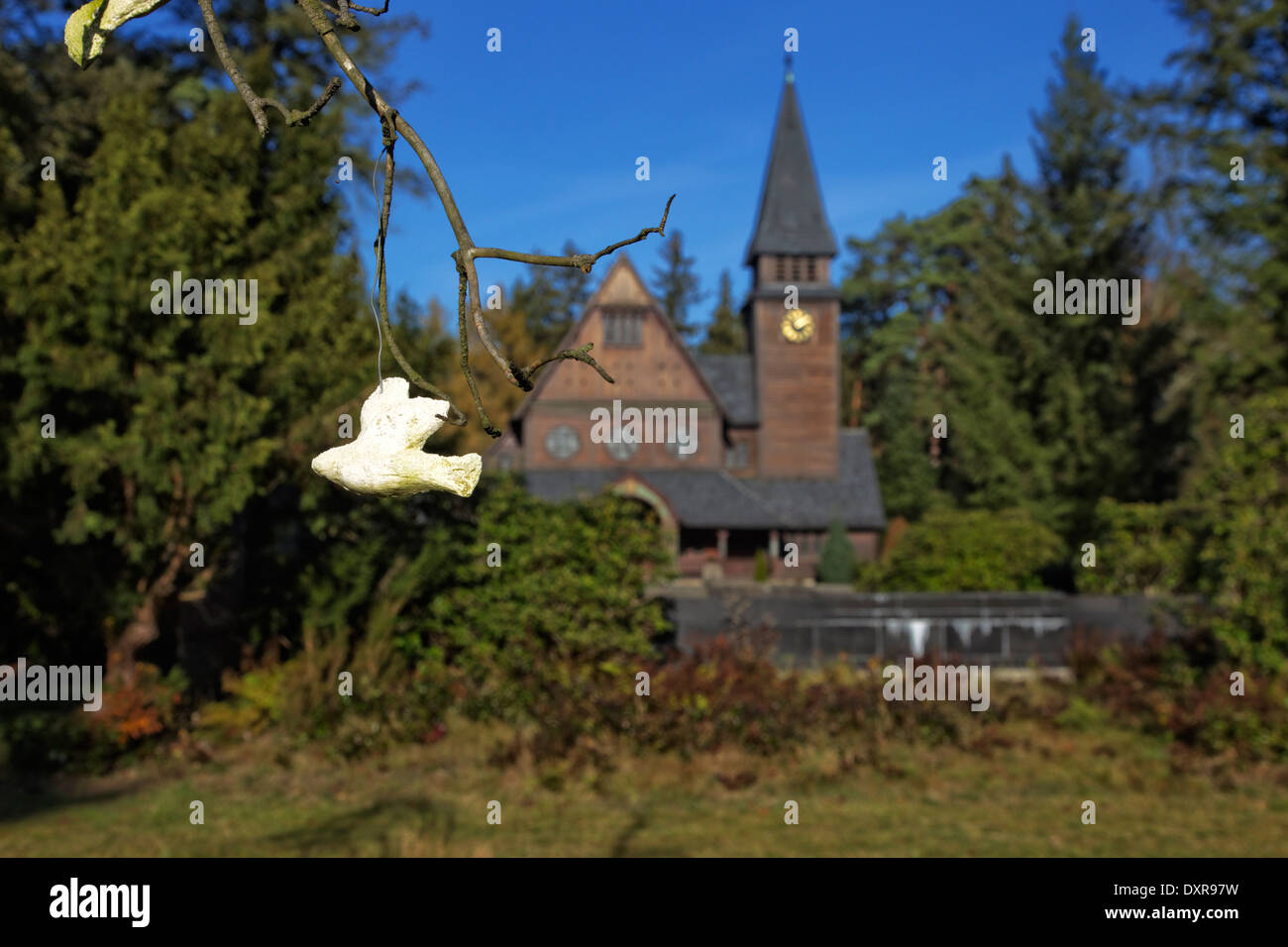 Stahnsdorf, Germania, Cappella Stahnsdorfer Suedwest cimitero Foto Stock