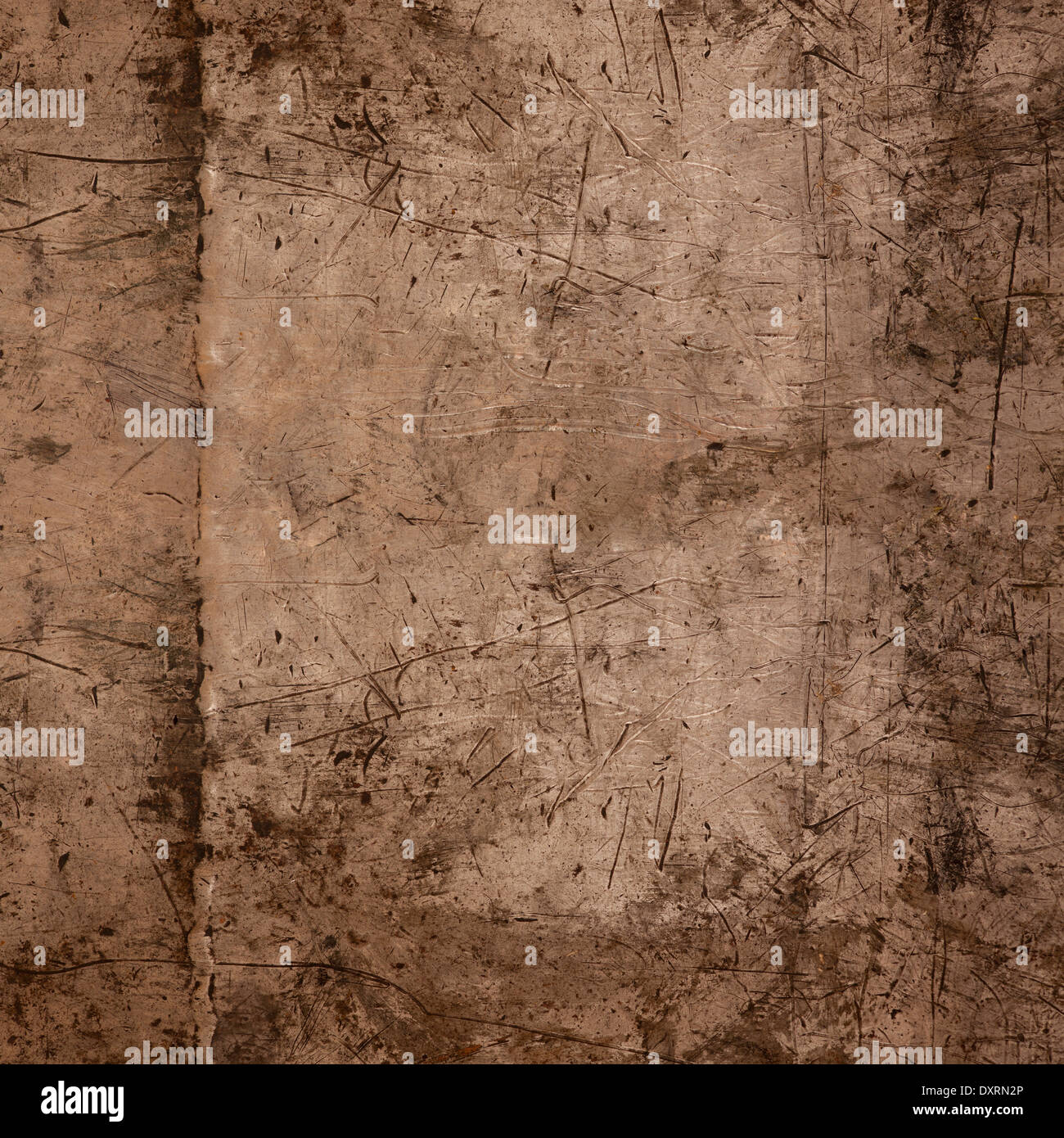 Marrone di sfondo in metallo o in bronzo modello ruvida consistenza Foto Stock