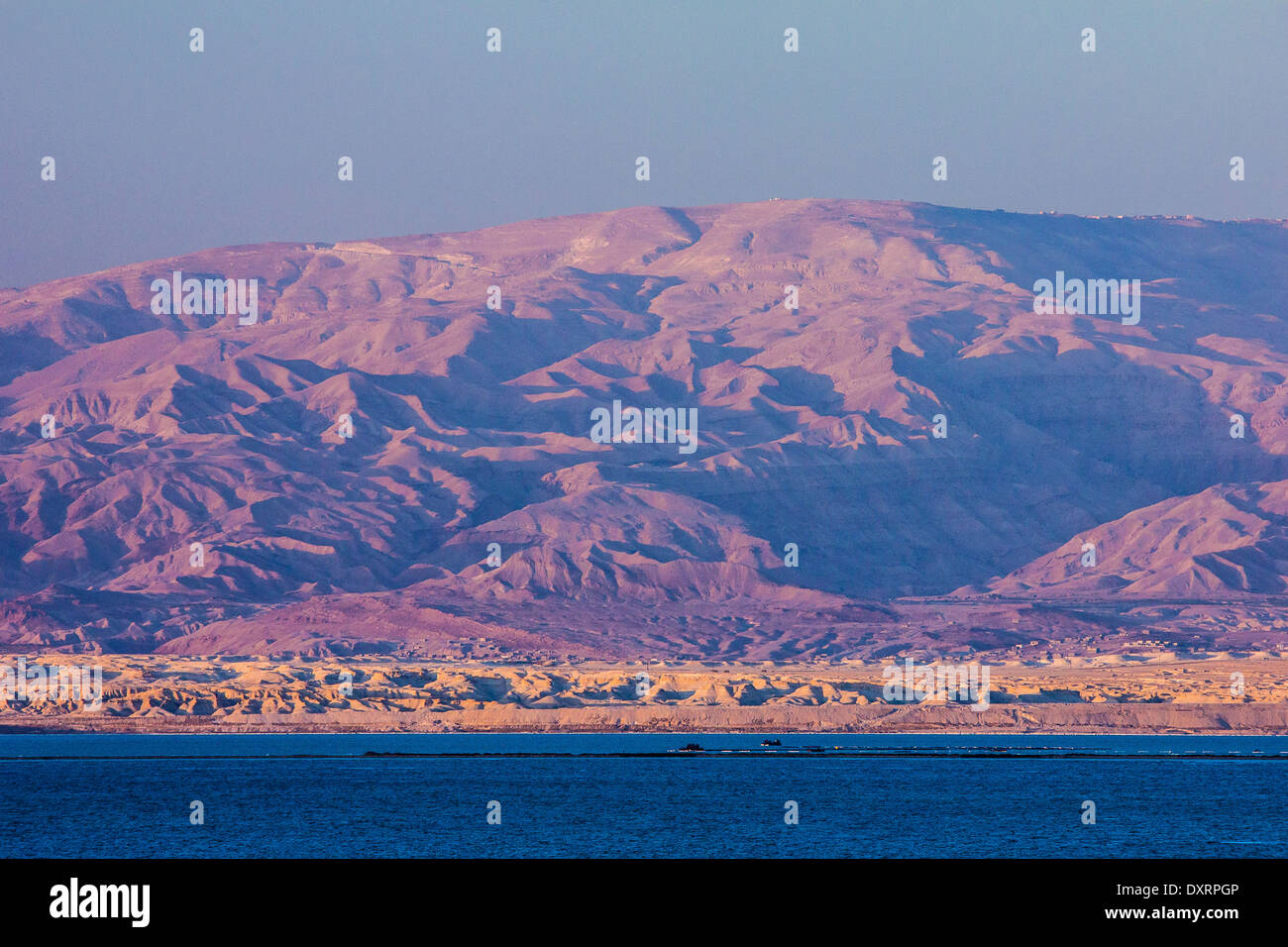 La Banca giordana del Mar Morto Foto Stock