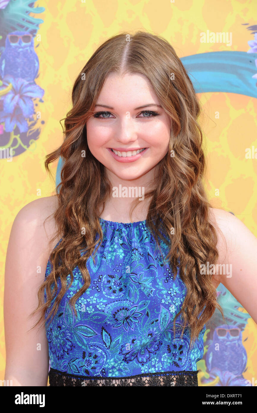 Los Angeles, CA, Stati Uniti d'America . 29 Mar, 2014. L'attrice Sammi Hanratty arriva sul tappeto arancione di Nickelodeon la ventisettesima edizione Kids Choice Awards a USC Galen Center di Los Angeles, Stati Uniti d'America, il 29 marzo 2014. Foto: Hubert Boesl/dpa - NESSUN SERVIZIO DI FILO-/-- Credito: dpa picture alliance/Alamy Live News Foto Stock