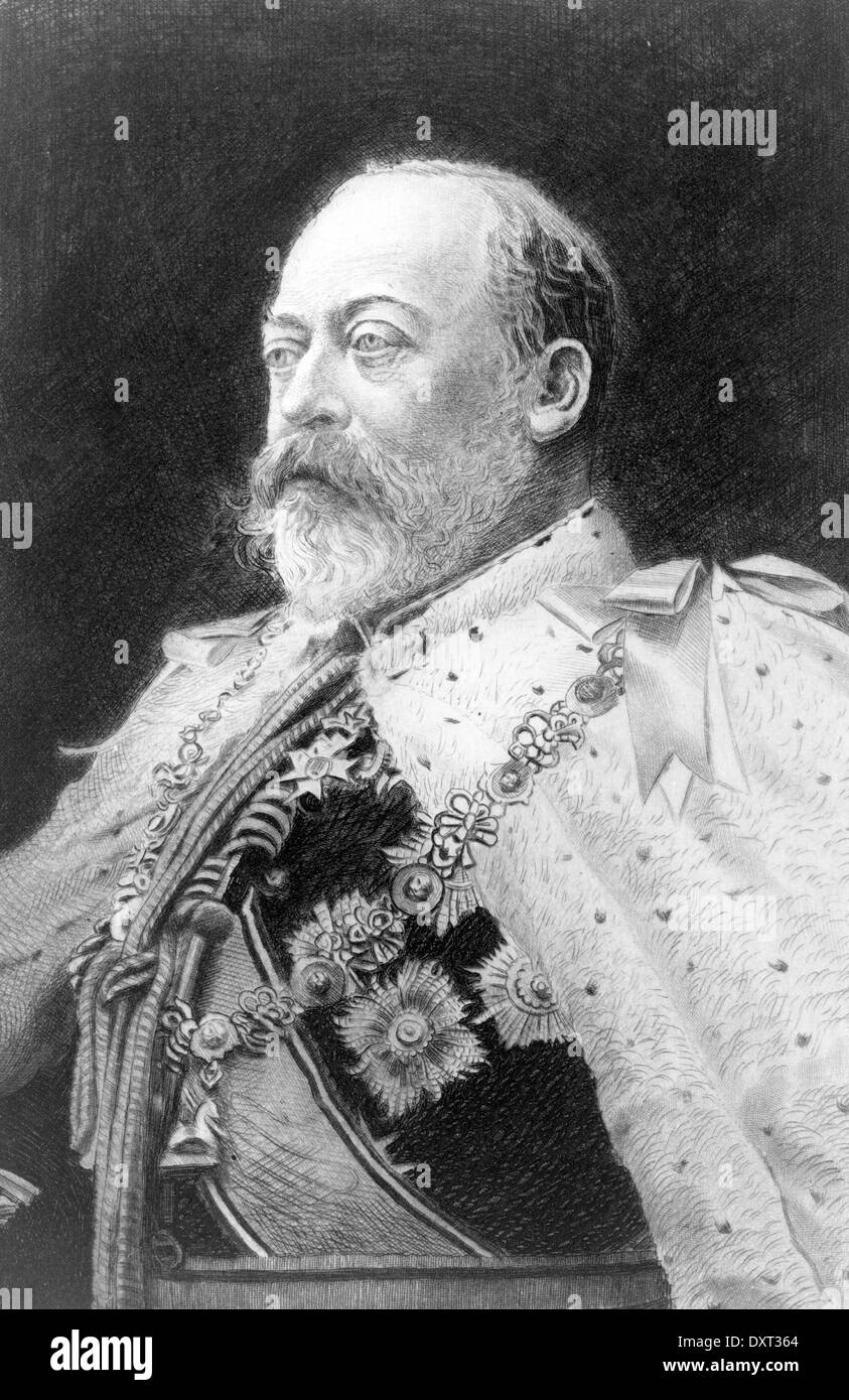 Edward VII re d'Inghilterra Foto Stock
