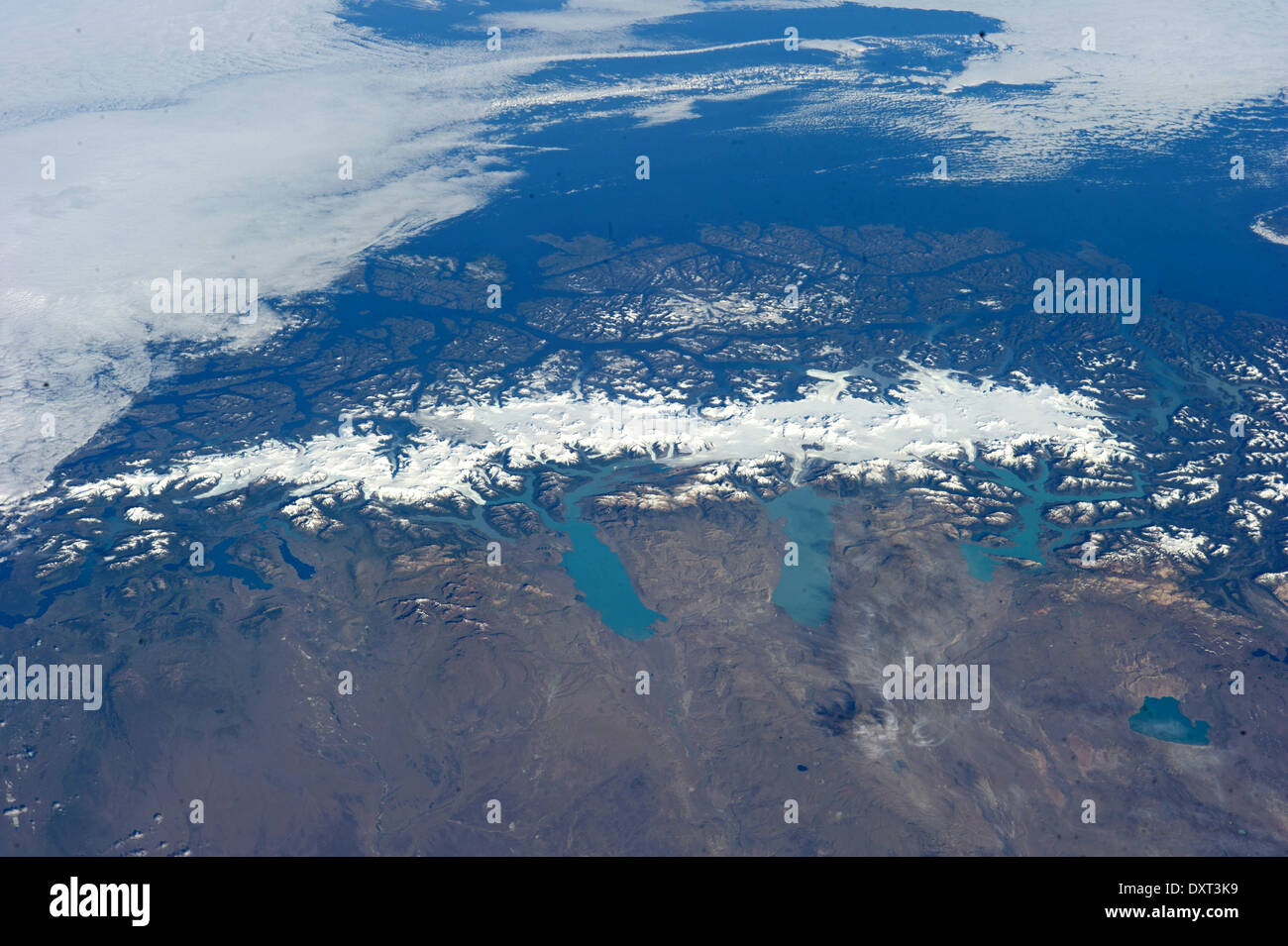 Patagonia meridionale del campo di ghiaccio Foto Stock