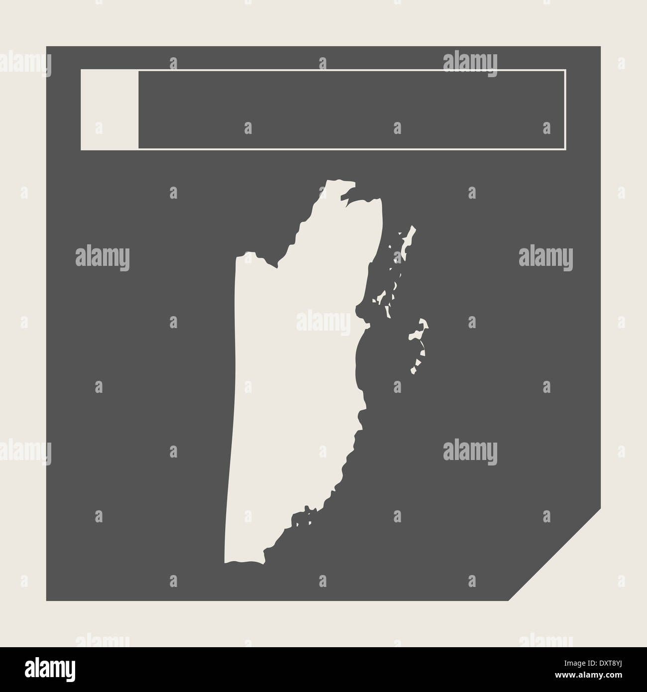 Belize map immagini e fotografie stock ad alta risoluzione - Alamy