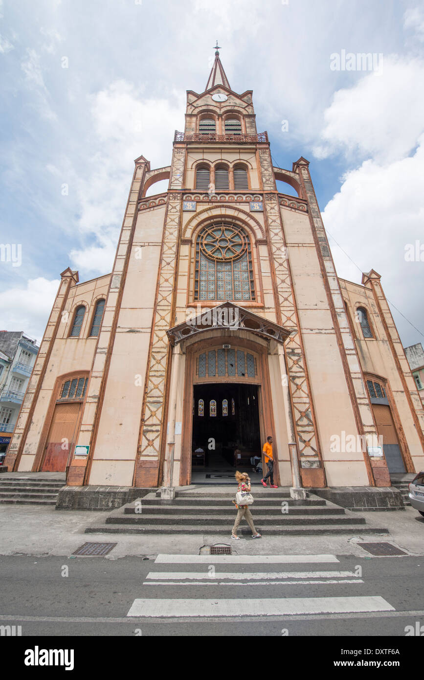 Saint Louis Cattedrale di Fort de France, Martinica, French West Indies Foto Stock
