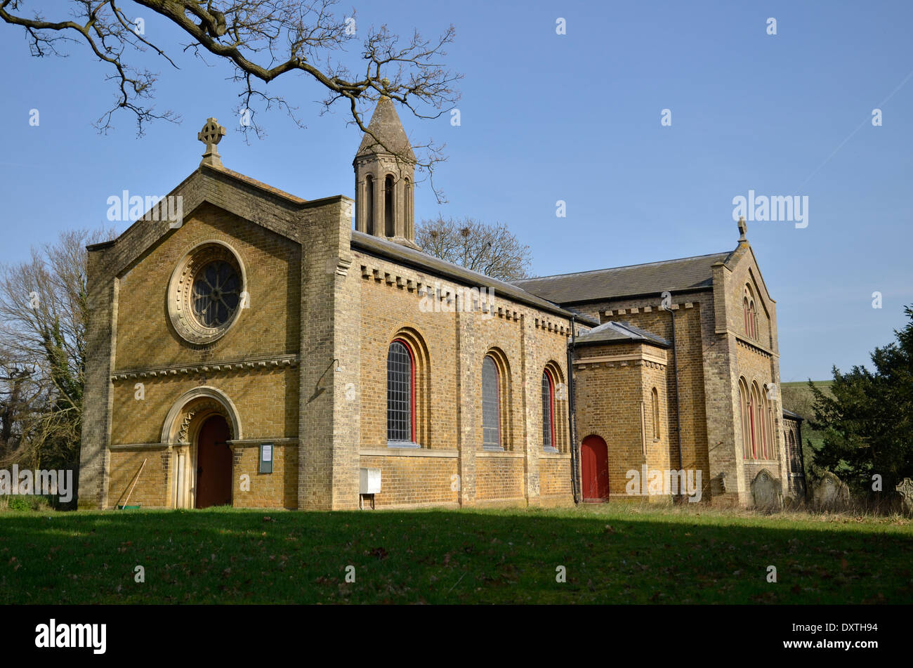 Chiesa della Santa Trinità nel Hertfordshire villaggio di Wareside. Foto Stock