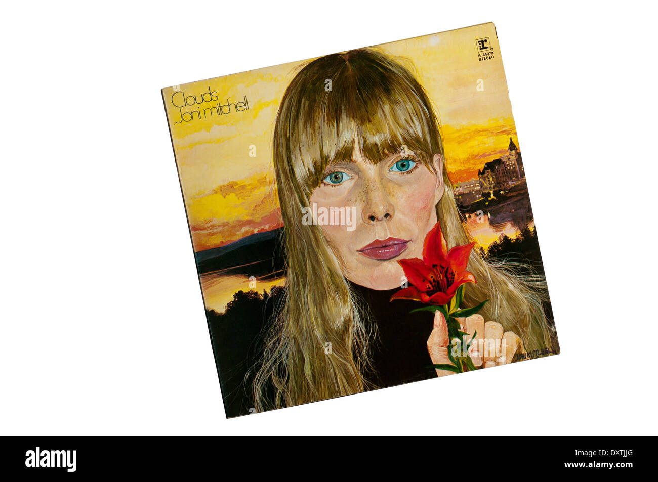 Nuvole era il secondo album in studio dal canadese cantautrice Joni Mitchell, rilasciato nel 1969, da Reprise record. Foto Stock