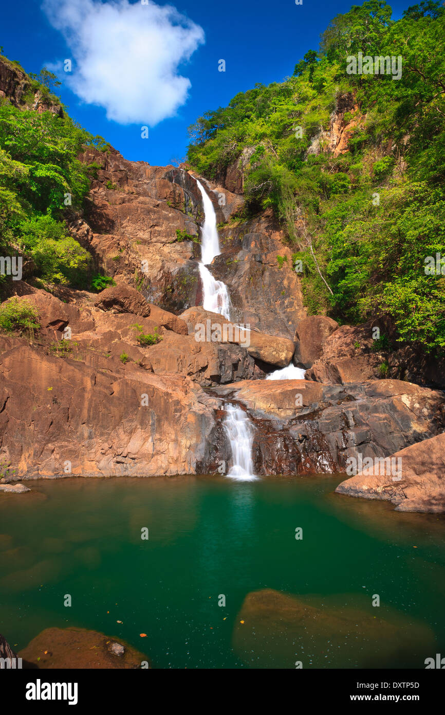 La bellissima Chorro El Cano cascate (Las cascadas de Ola) in Cocle Affitto provincia, Repubblica di Panama. Foto Stock