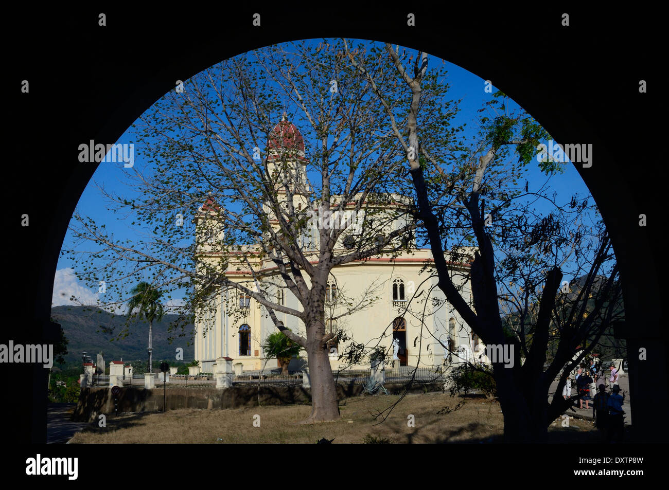 El Cobre Basilica, casa dell'amata Vergine della Carità. Vicino a Santiago de Cuba, Cuba Foto Stock