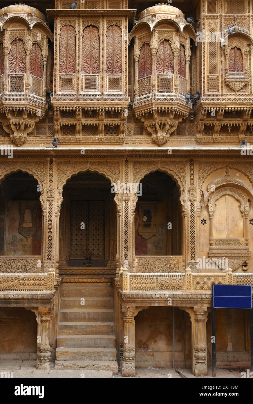 Vista della città di Jaisalmer, una città in India Foto Stock