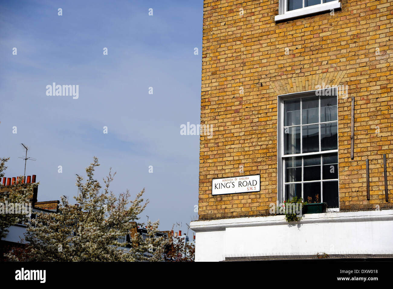 Kings Road Chelsea London SW3 REGNO UNITO Foto Stock