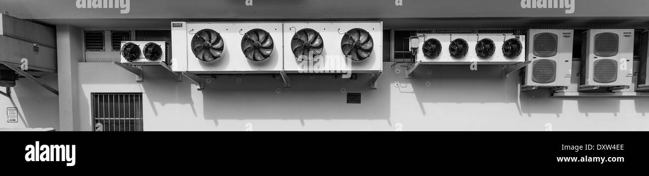 Condizionatore di aria di ventilazione Foto Stock