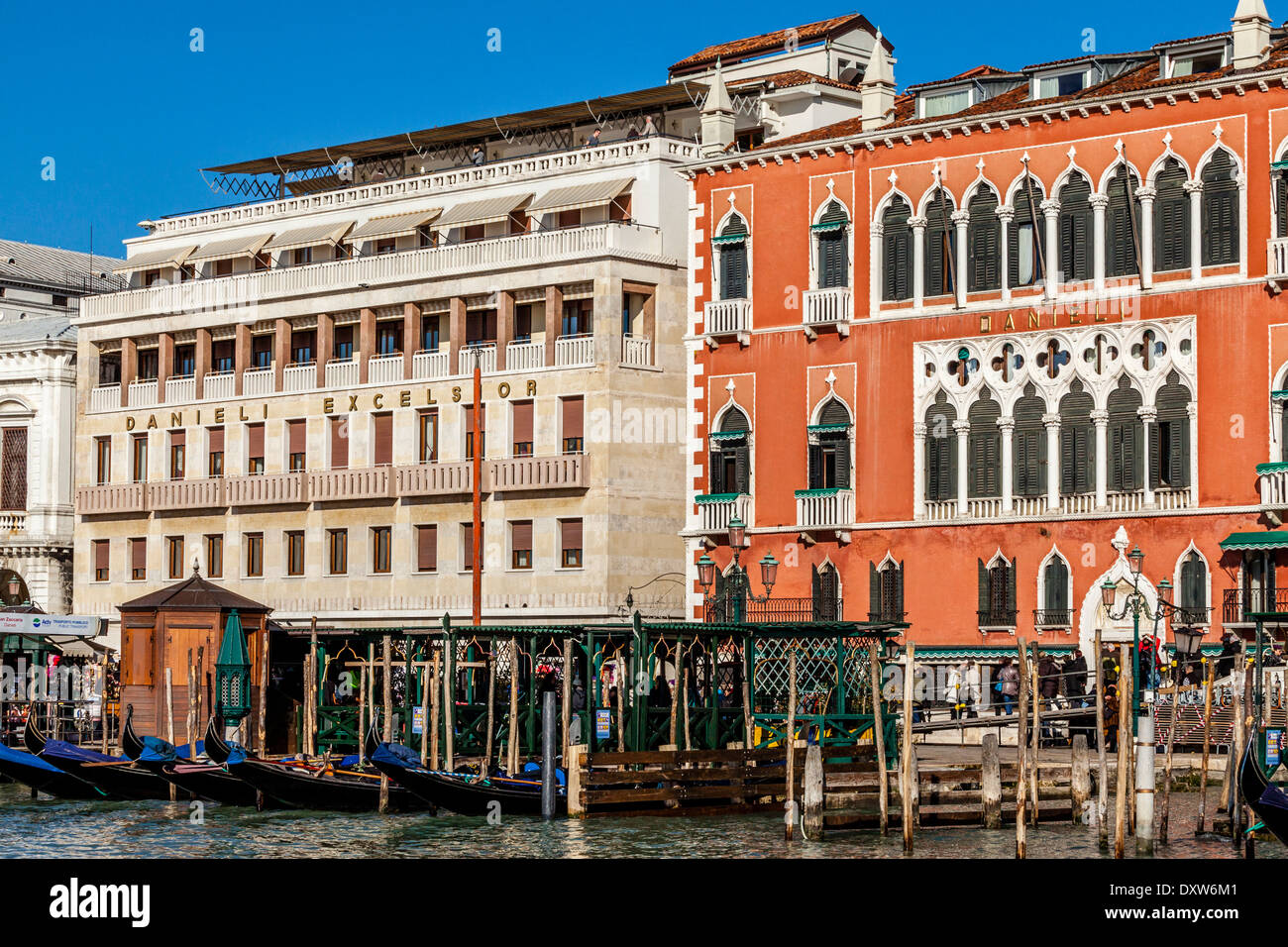 Il Danieli & Danieli Excelsior Hotel, off Piazza San Marco, Venezia, Italia Foto Stock