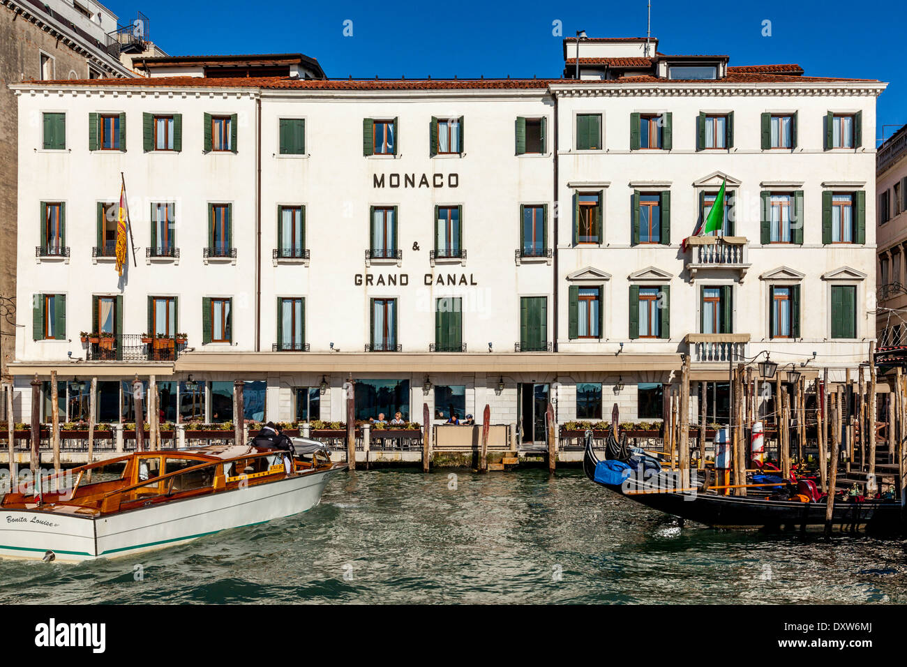 Il Monaco Grand Canal Hotel Il Grand Canal, Venezia, Italia Foto Stock