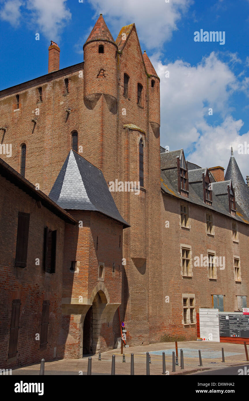 Albi, Palais de la Berbie, al museo di Toulouse Lautrec, Tarn, Midi-Pirenei, Francia. Europa Foto Stock