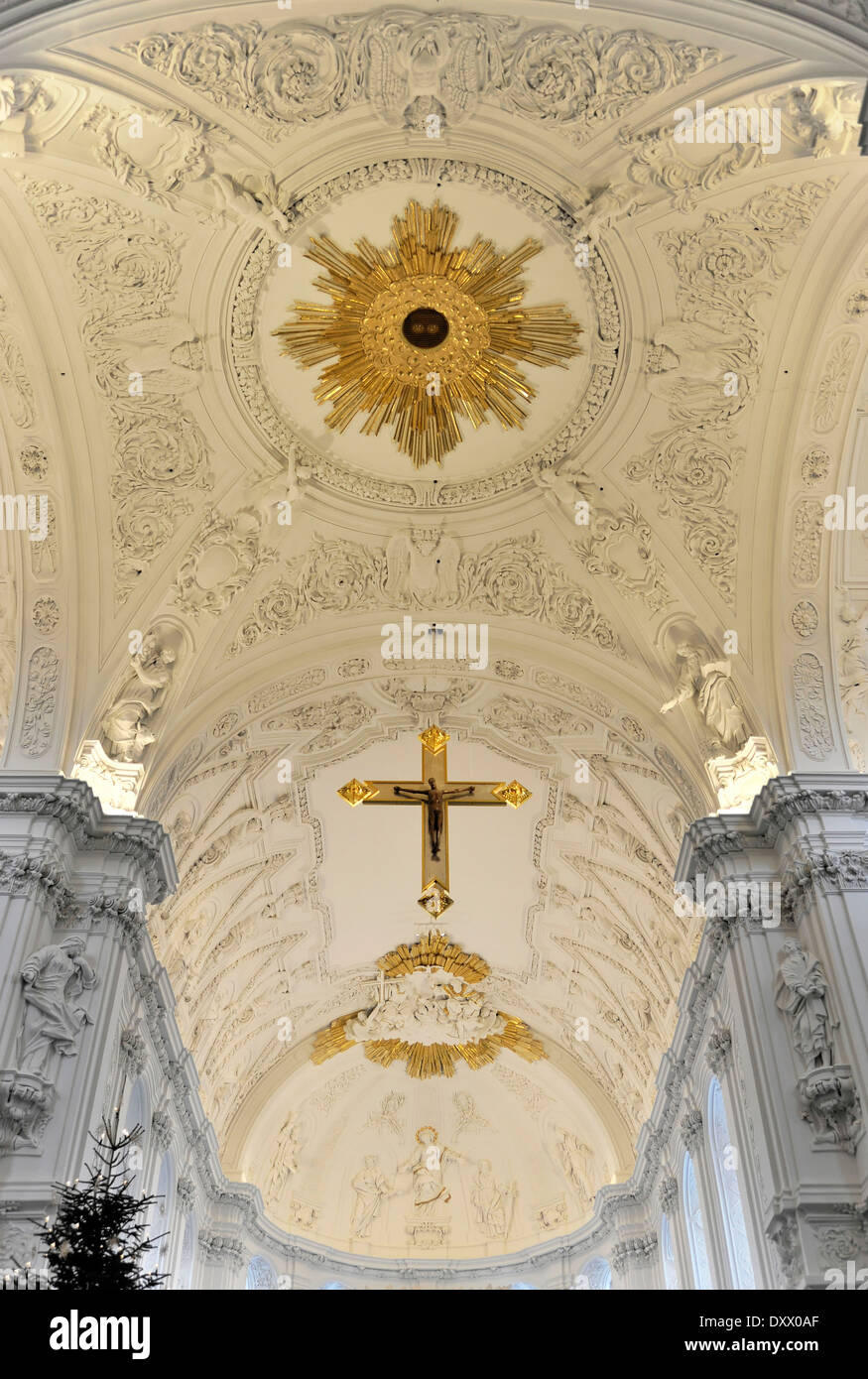 Würzburg cattedrale dedicata a san Kilian, Würzburg, bassa Franconia, Baviera, Germania Foto Stock