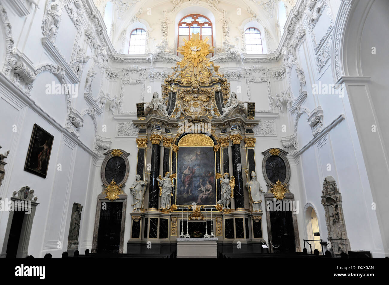 Dechant Altare, altare laterale, Würzburg cattedrale dedicata a san Kilian, Würzburg, bassa Franconia, Baviera, Germania Foto Stock