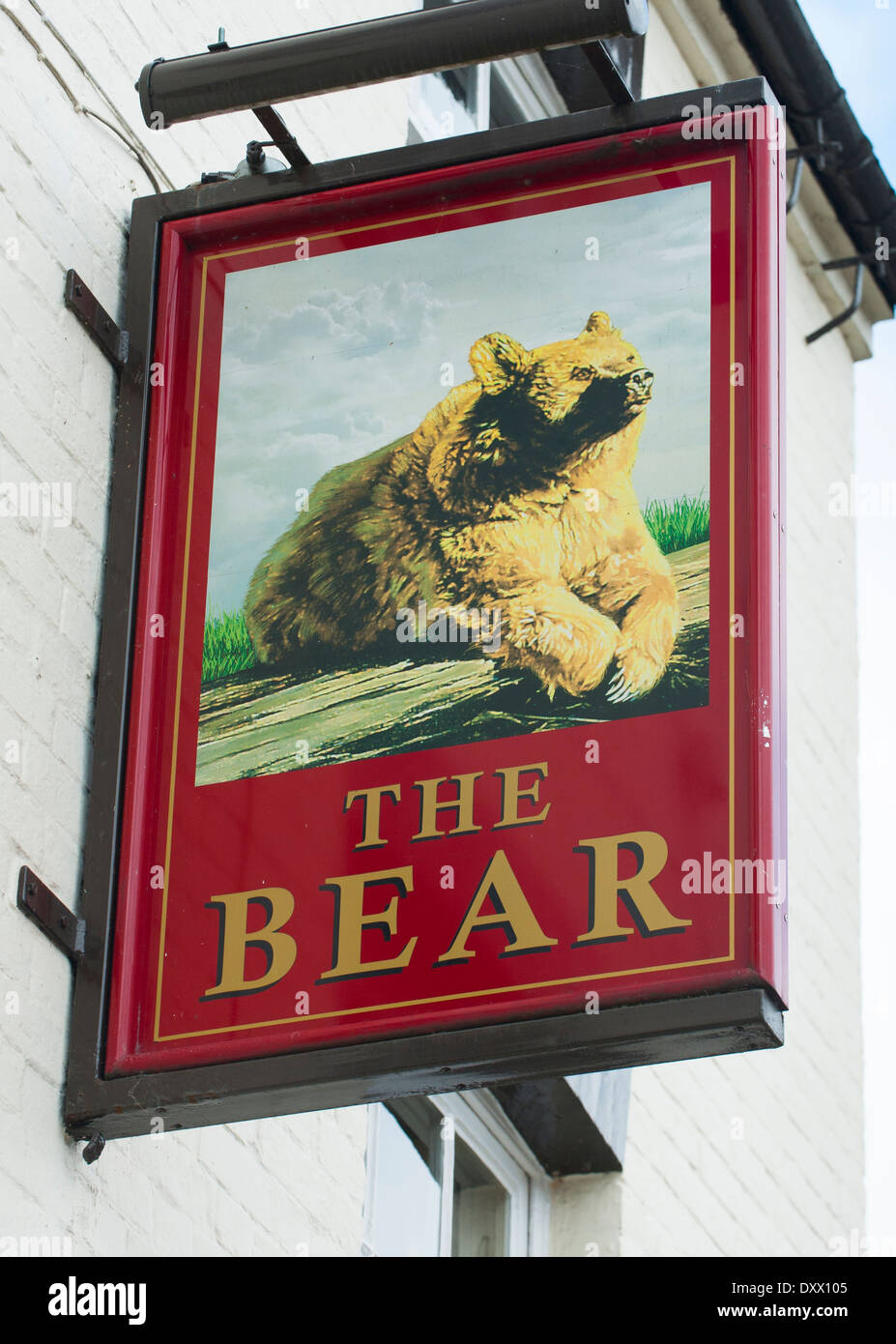 'L'Orso' pub accedi Bridgnorth, Shropshire, Inghilterra. Foto Stock