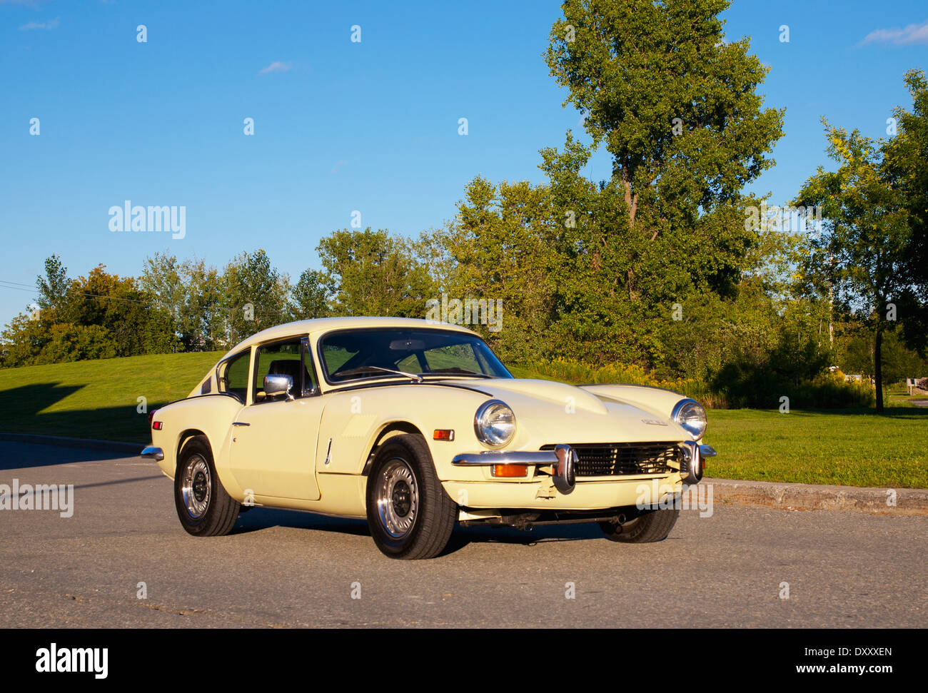 1970 Triumph GT6; Magog, Quebec, Canada Foto Stock