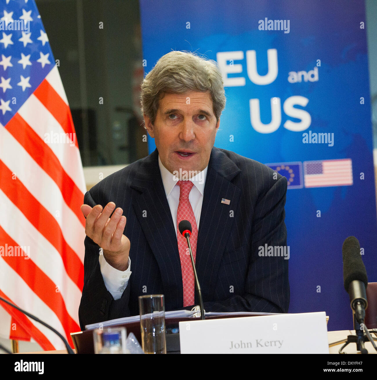 Stati Uniti il Segretario di Stato americano John Kerry Foto Stock