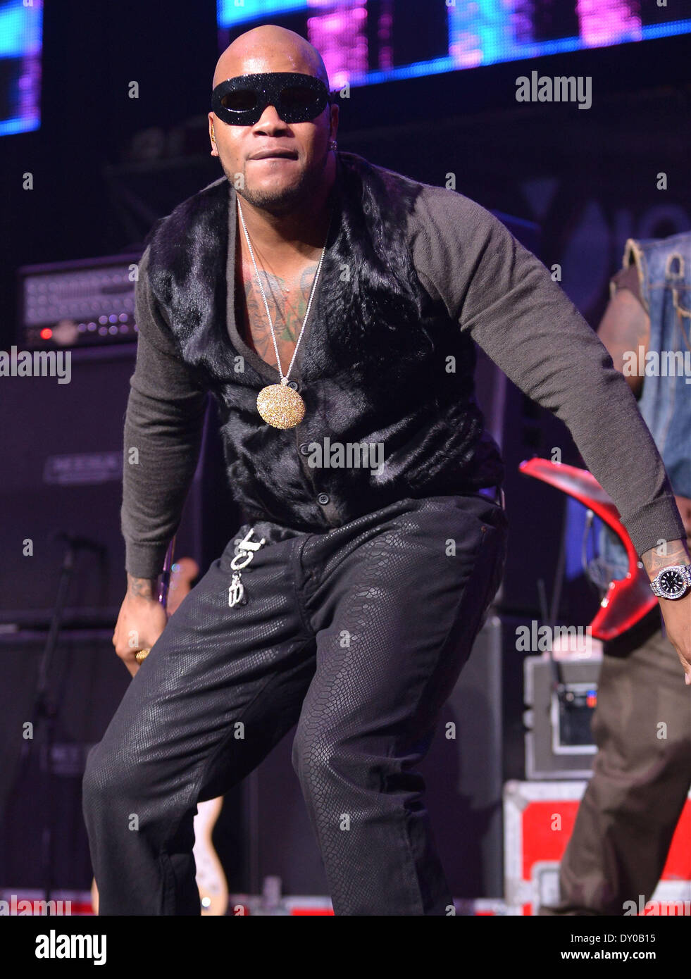 Y100's Jingle Ball 2012 a BB&T Center - spettacoli con: Flo Rida dove: Sunrise Florida Stati Uniti quando: 09 Dic 2012 Foto Stock