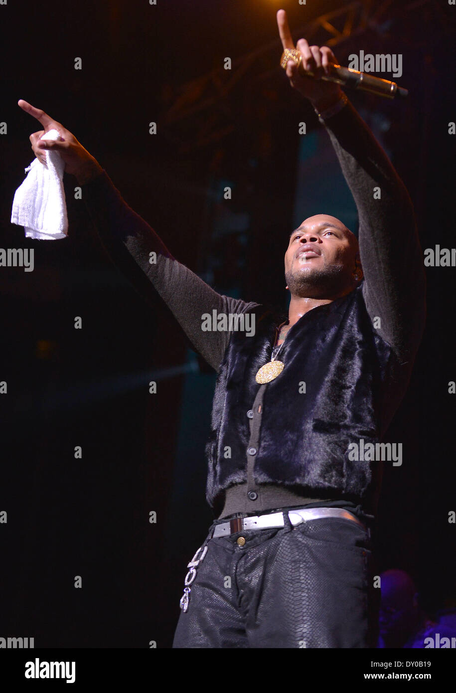 Y100's Jingle Ball 2012 a BB&T Center - spettacoli con: Flo Rida dove: Sunrise Florida Stati Uniti quando: 09 Dic 2012 Foto Stock