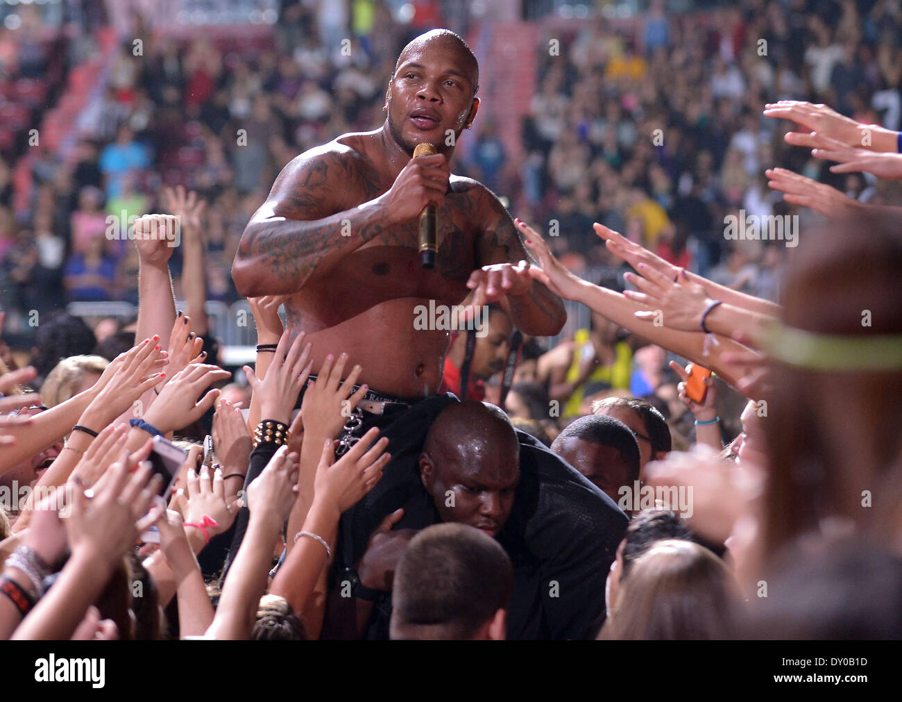 Y100's Jingle Ball 2012 a BB&T Center - spettacoli con: Flo Rida dove: Sunrise Florida Stati Uniti quando: 09 Dic 2012 Foto Stock