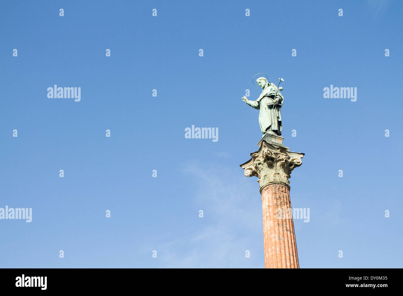 Piazza San Domenico, Bologna, Emilia Romagna, Italia Foto Stock