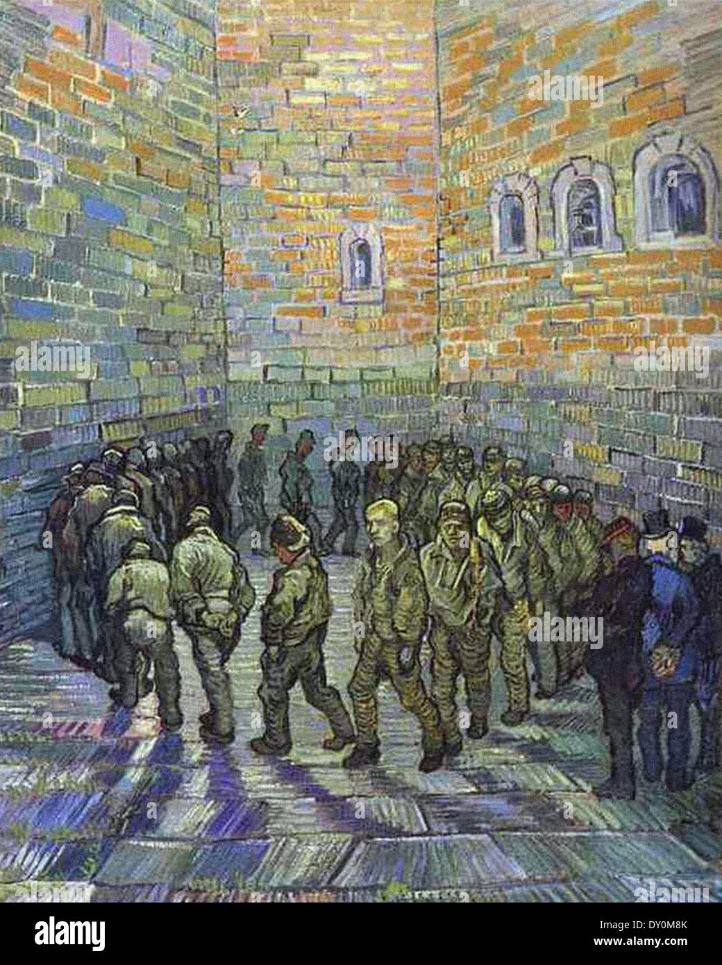 Vincent van Gogh il Round di prigionieri Foto stock - Alamy