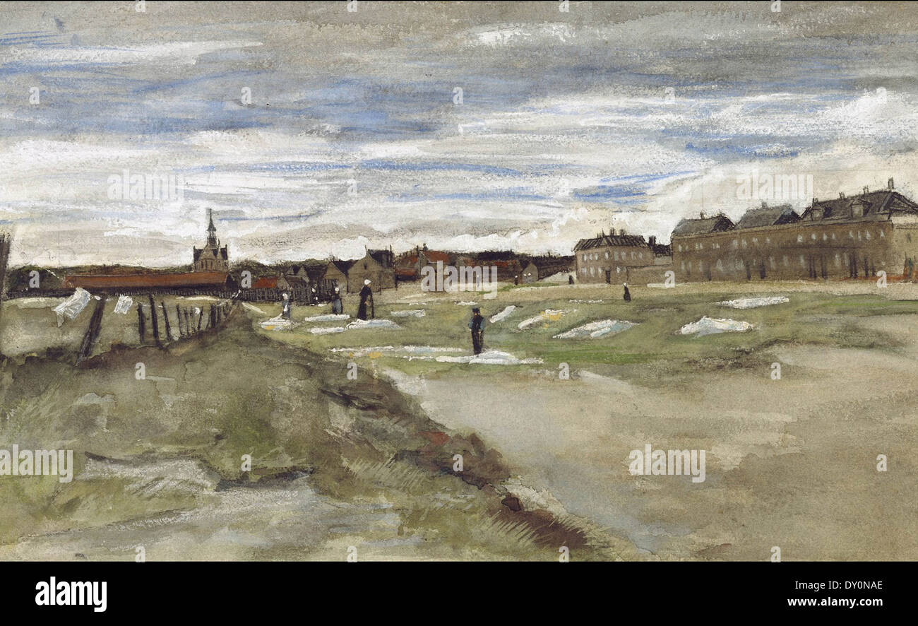 Vincent van Gogh la massa di sbianca a Scheveningen Foto Stock