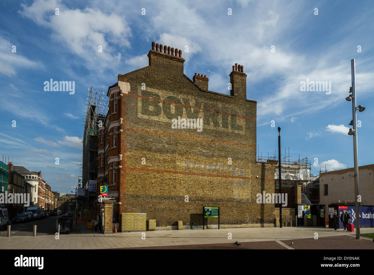 Bovril - vintage annuncio di Brixton, Sud Londra. Foto Stock