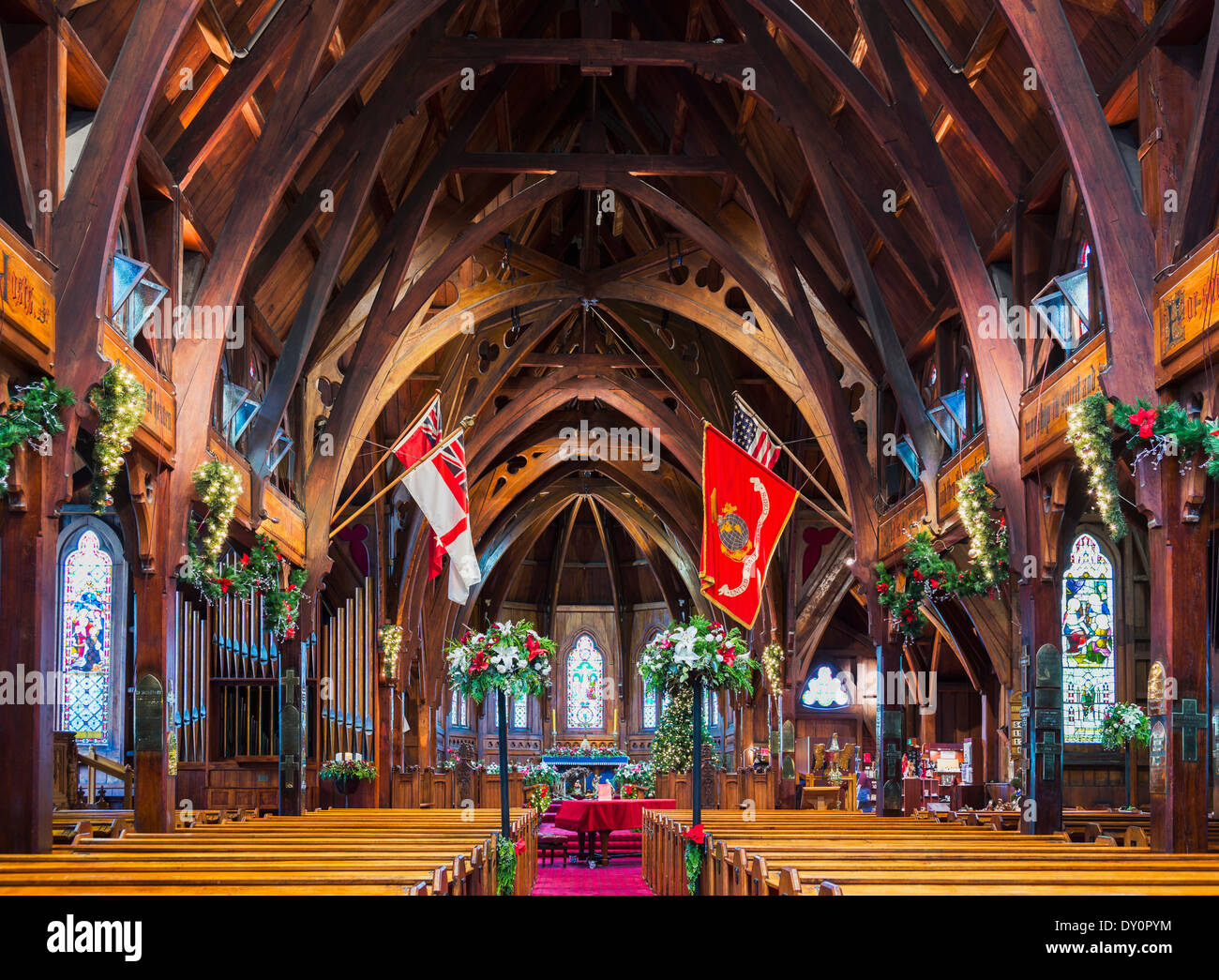 Vecchia San Paolo o chiesa cattedrale, Wellington, Nuova Zelanda Foto Stock