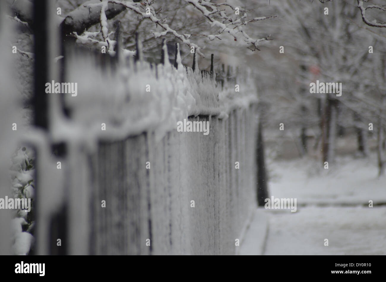Inverno a New York City Foto Stock