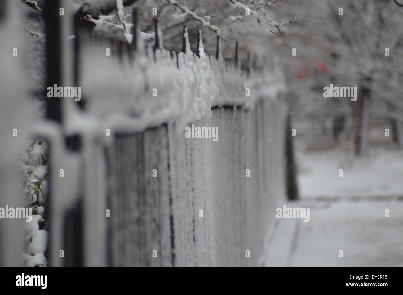 Inverno a New York City Foto Stock