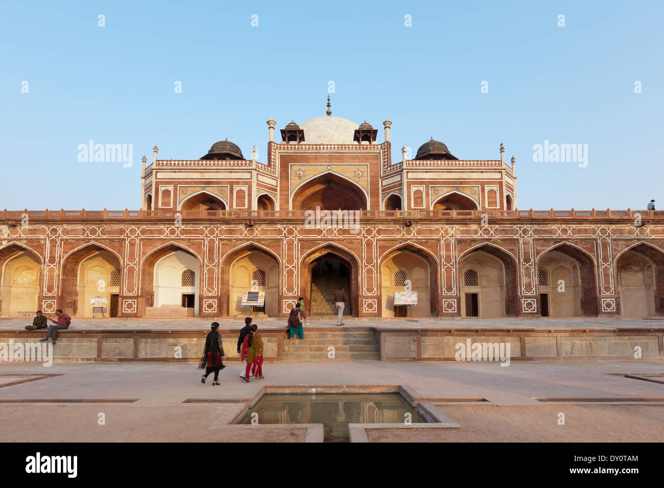 India, Asia del Sud. La Humayan tomba in New Delhi Foto Stock