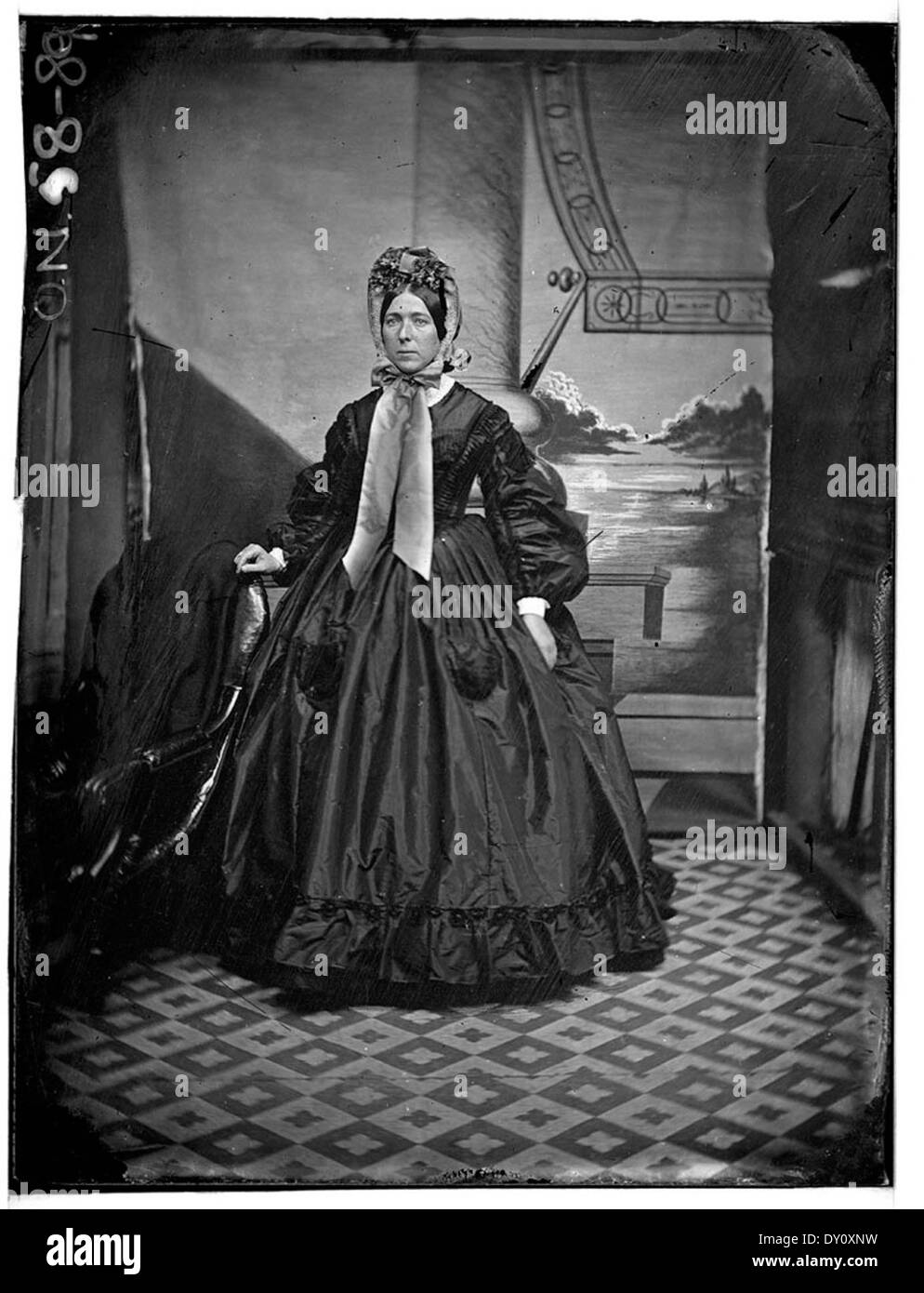 Moda Donna, ca. 1865 / fotografo William Henry Burgin II Foto Stock