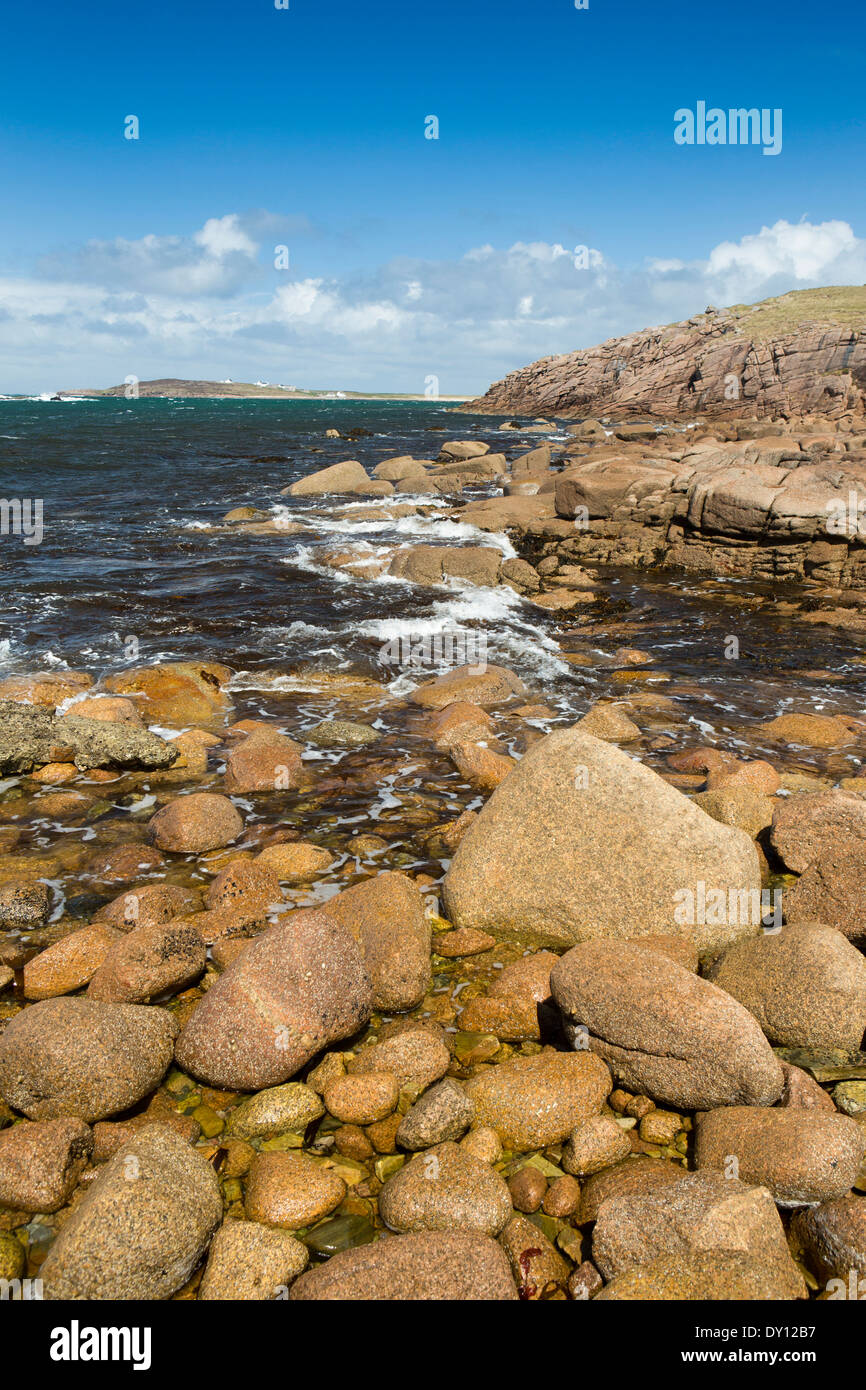 Irlanda, Co Donegal, Gweedore, Derrybeg, Costa Atlantica Foto Stock