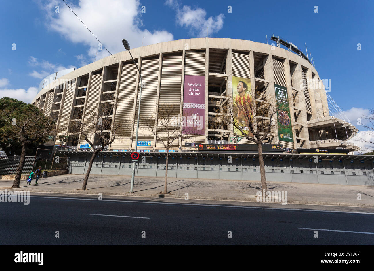 Barcellona FC stadio di calcio Camp Nou, Barcellona, Spagna. Foto Stock