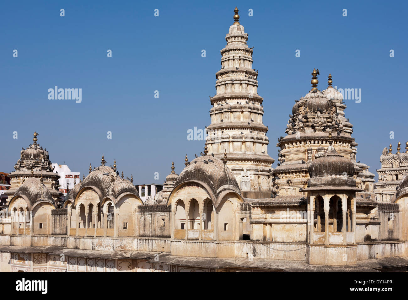 Pushkar, Rajasthan, India. Il vecchio tempio Rangji Foto Stock
