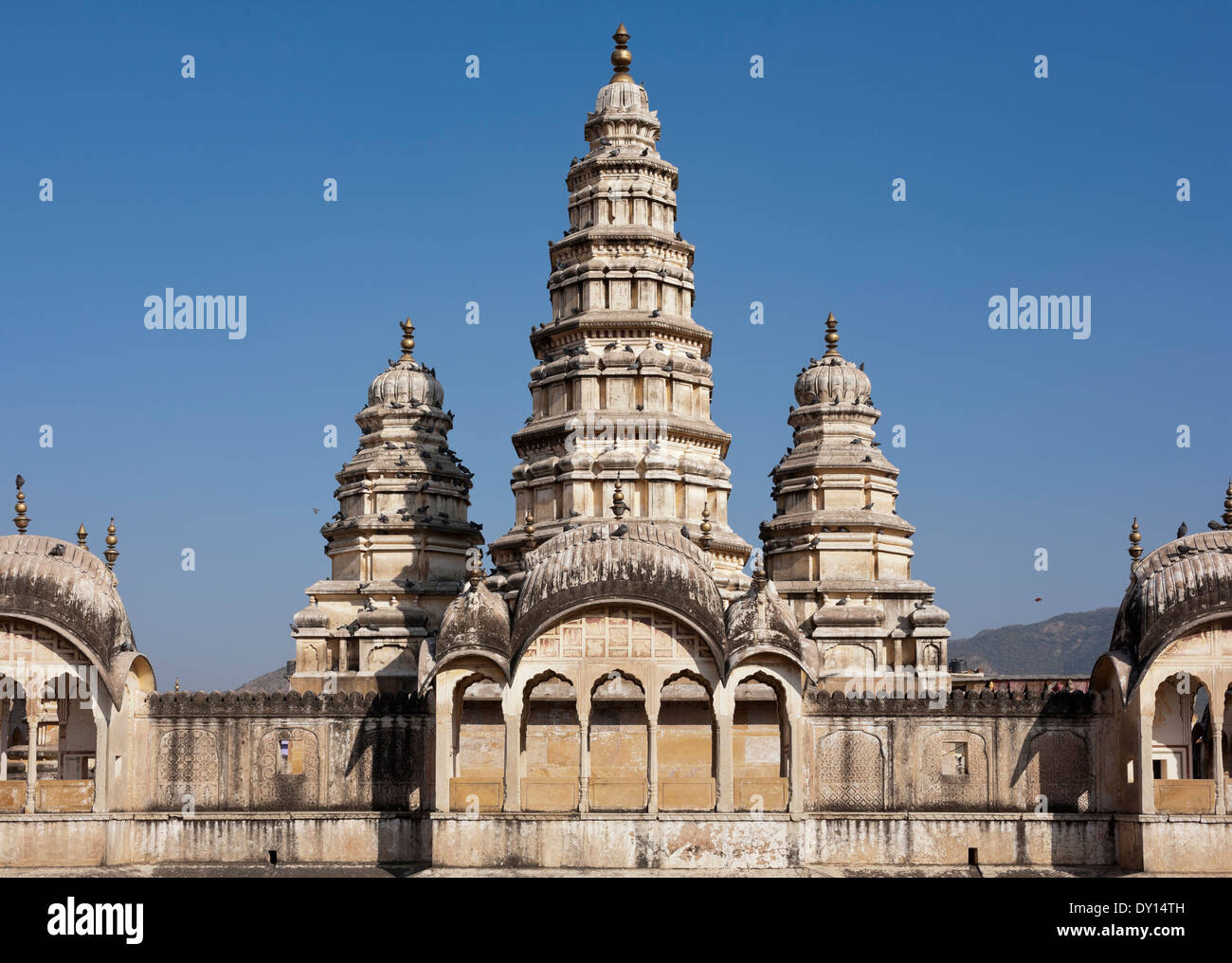 Pushkar, Rajasthan, India. Il vecchio tempio Rangji Foto Stock