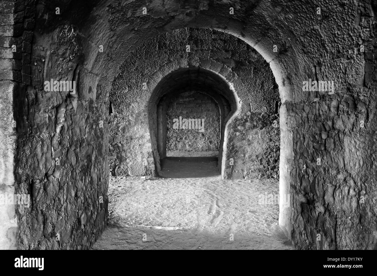 Punto di castello le fornaci da calce, Isola Santa, costruito nel 1860 Foto Stock