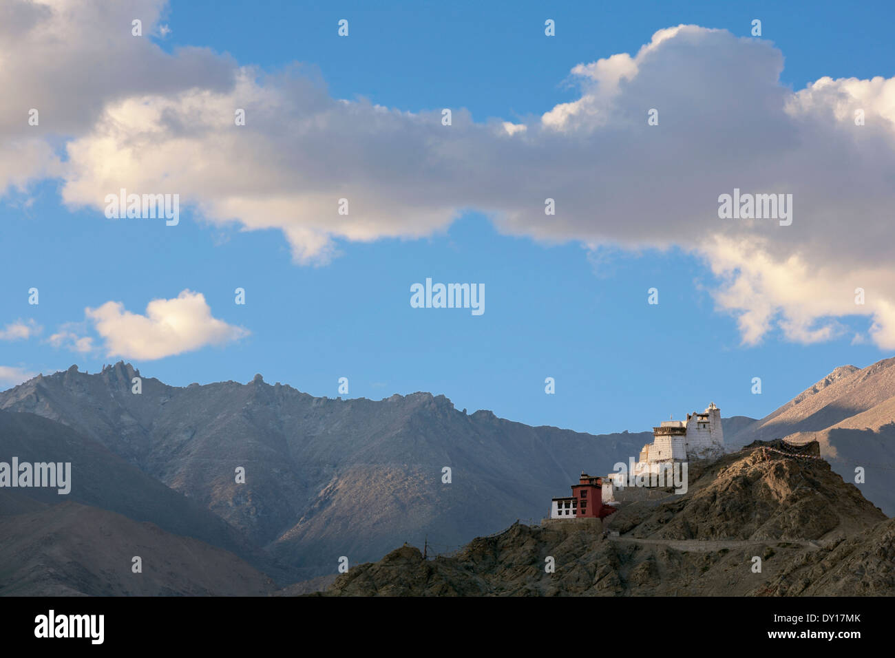 Leh, Ladakh, India, Asia del Sud. Tsemo Gompa Foto Stock