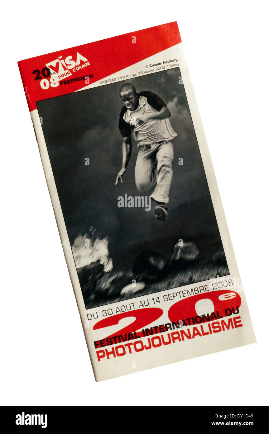 Programma per Visa pour l'immagine Perpignan 2008. Foto Stock