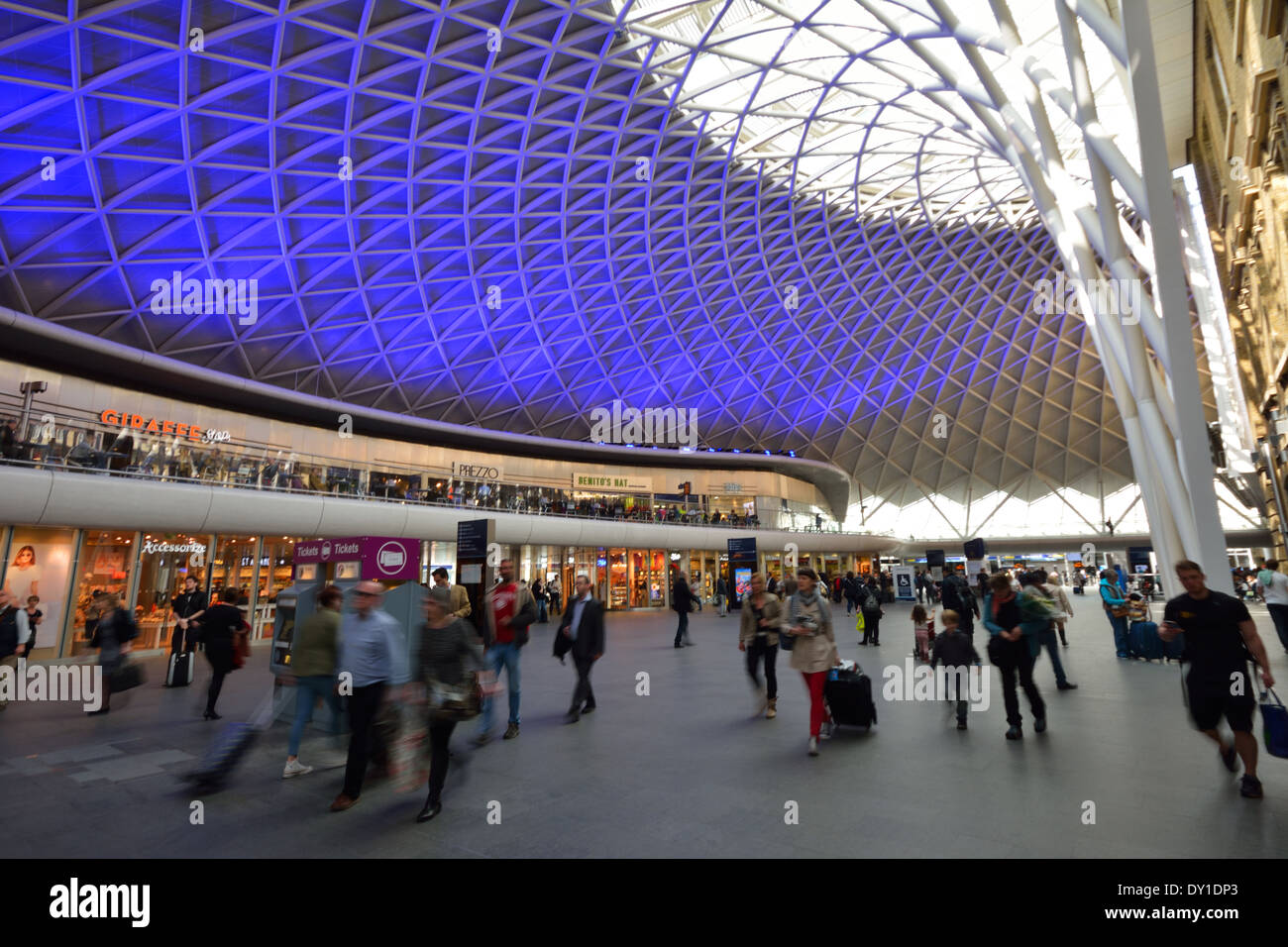 Stazione dei treni di Kings Cross, London, Regno Unito Foto Stock