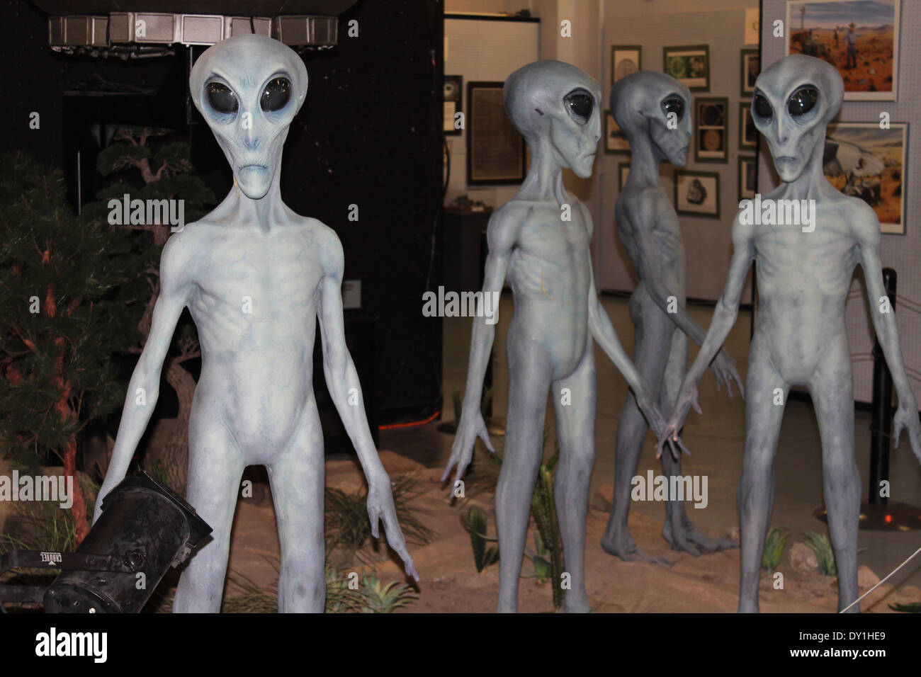 Museo UFO alieni, Roswell, New Mexico, NEGLI STATI UNITI Foto Stock