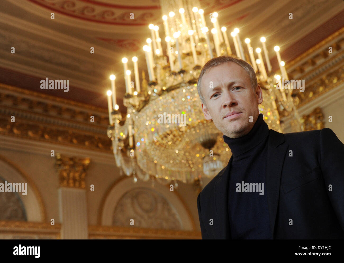 Monaco di Baviera, Germania. 03 apr 2014. Futuro direttore della Baviera Balett, Igor Selenski, prima di una conferenza stampa a Monaco di Baviera, Germania, 03 aprile 2014. Zelensky assumerà la sua nuova posizione su 01 Settembre 2016. Foto: TOBIAS HASE/DPA/Alamy Live News Foto Stock
