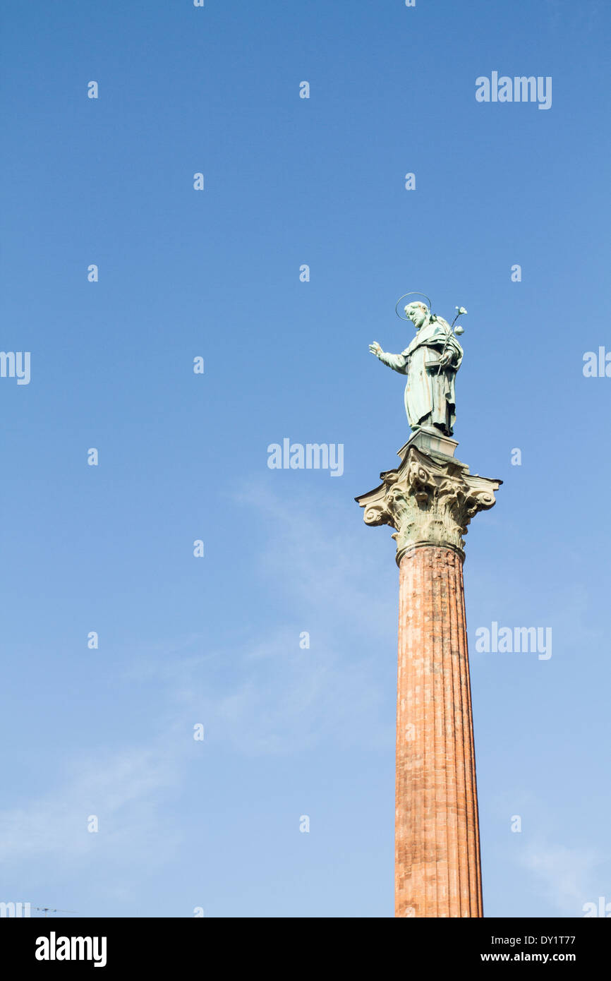 Piazza San Domenico, Bologna, Emilia Romagna, Italia Foto Stock