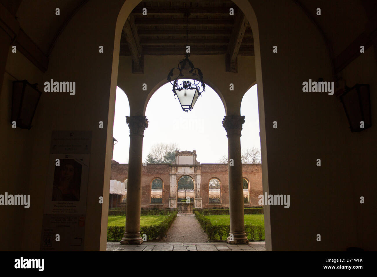 Palazzo dei Diamanti di Ferrara, Emilia Romagna, Italia Foto Stock